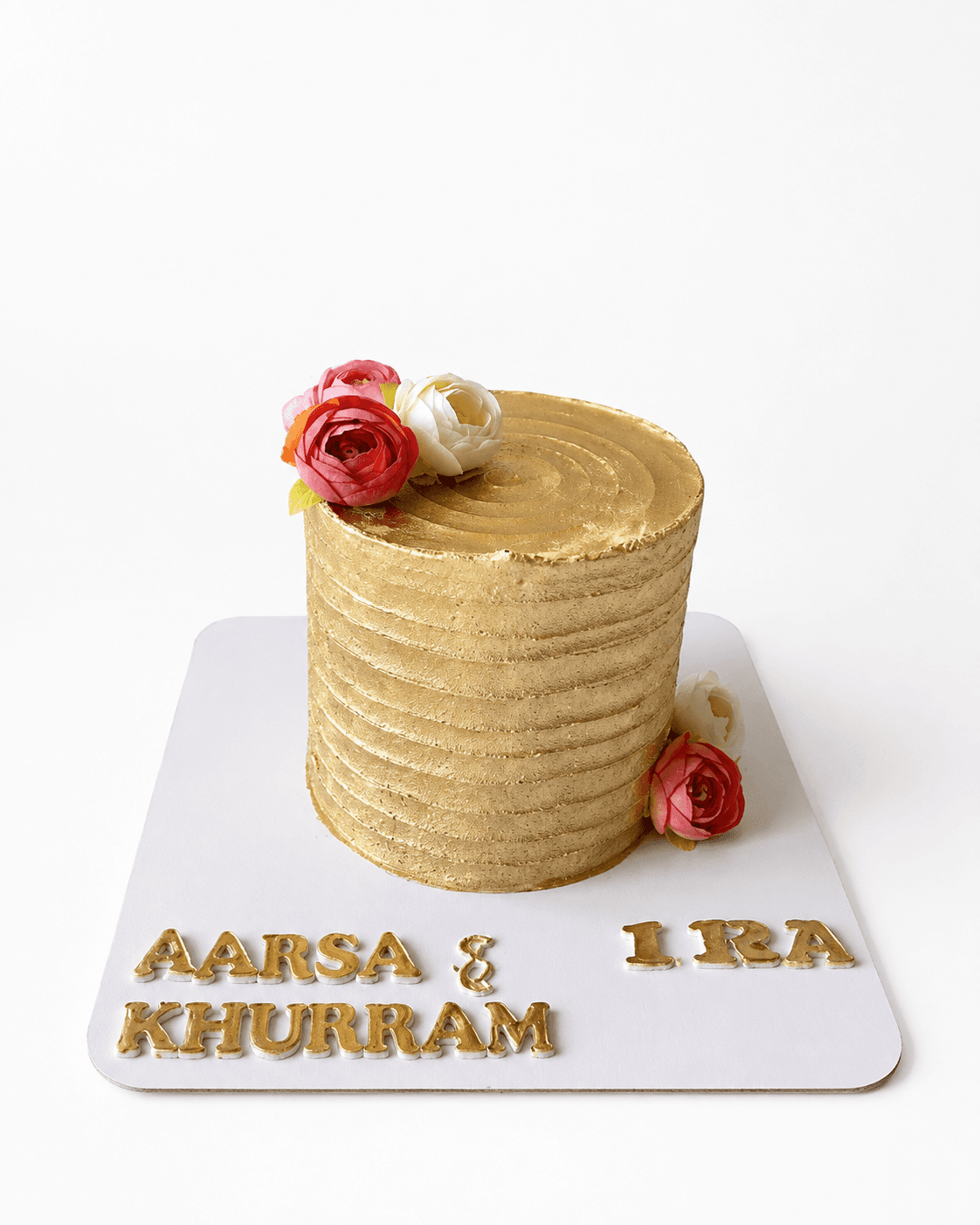 Golden Flower Cake