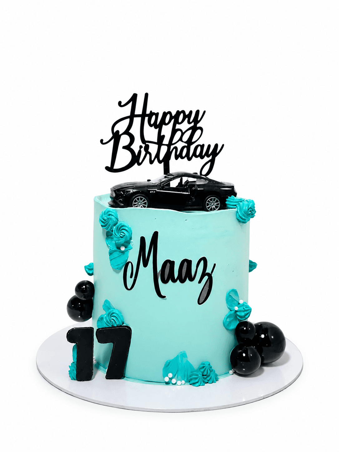 Turquoise Car Cake