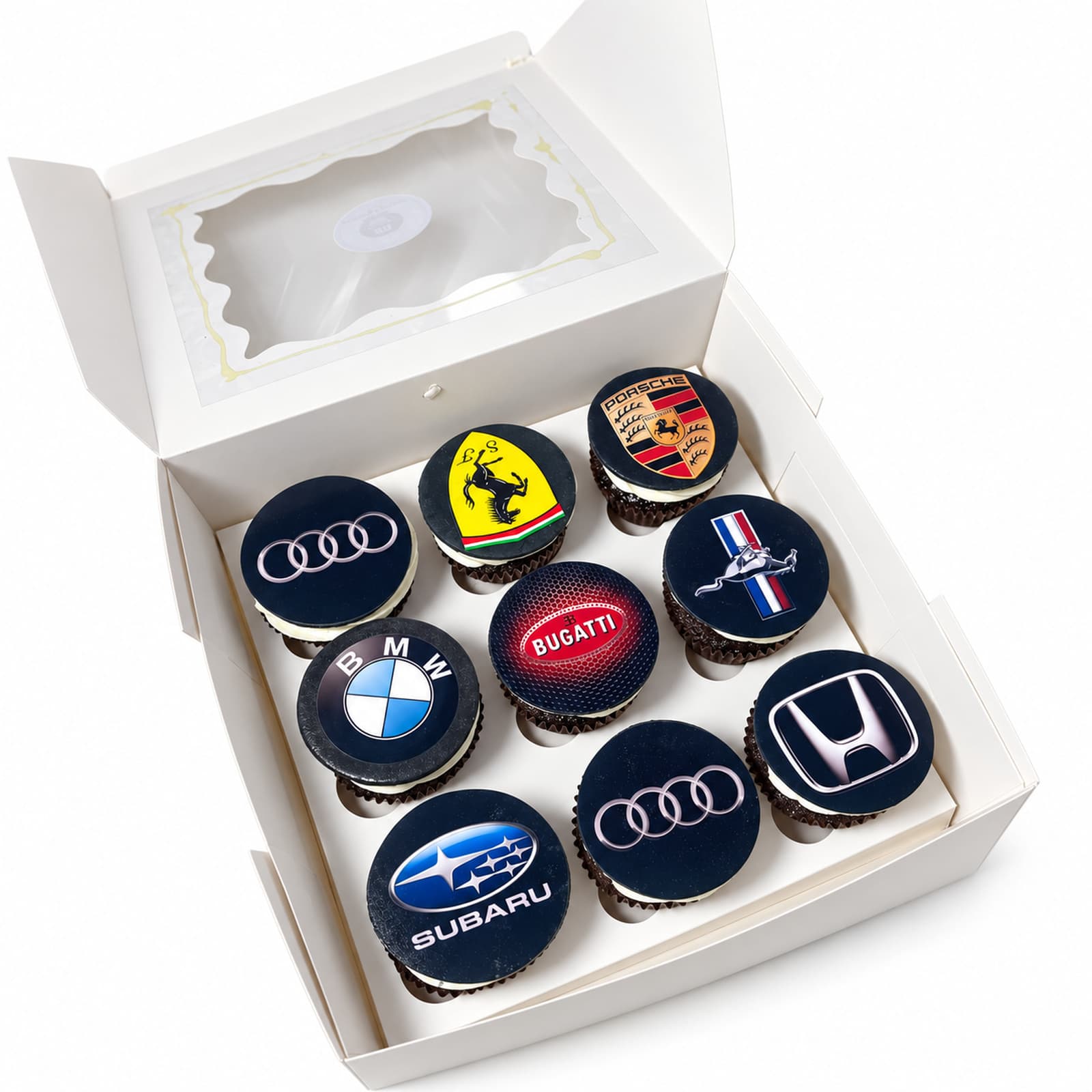Luxury Car Theme Cupcake Box