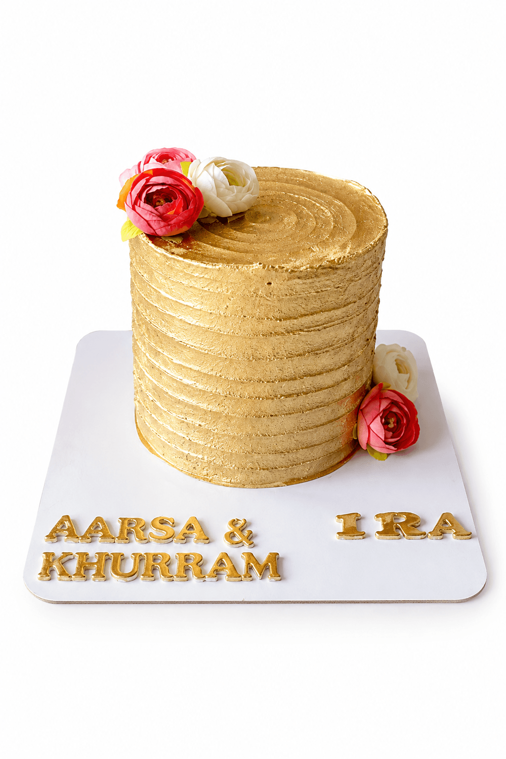 Green and Gold Cake